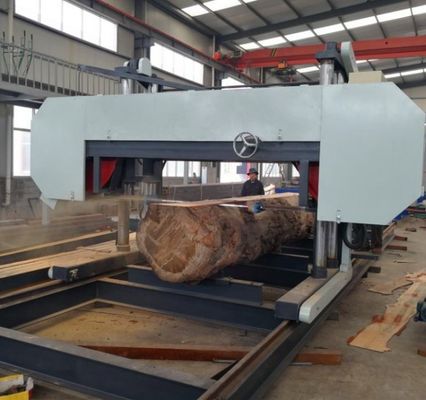 Heavy Duty Woodworking Gantry Band Saw Machine Machinery Big Tree Cutting Wood Sawmills