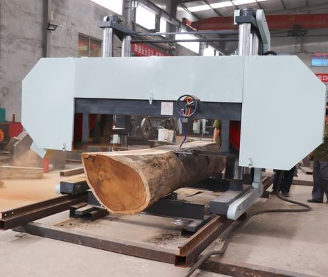 Large Size Horizontal Band Saw Mill Wood Bandsaw Wheels Sawmill For Logs In Diameter 2500mm