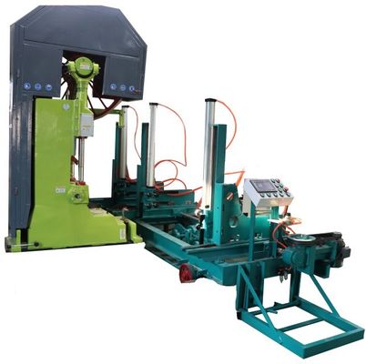 60'' Heavy-duty CNC Wood Saw Machine Vertical Band Sawmill Commercial Log Cut Saw for timber