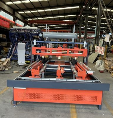 Semi-Automatic Wooden Pallet Nailing Machine with Palletizer wood pallet nailing machine