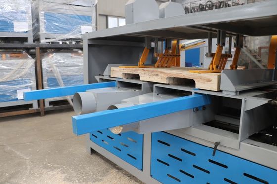 Manufacturer selling Pallet Notcher Cutter Automatic Double Head Wood Pallet Notching Machine