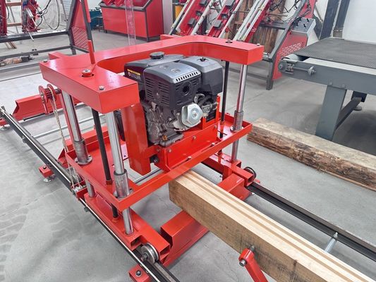 Solid Wood Woodworking Moulder Automatic Thickness Planer Matched on Portable Sawmill Rail