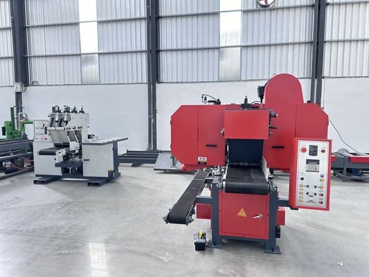 Wood Saving Heavy Duty Precision Horizontal Resaw Bandsaw Machine with Inverter Feeding