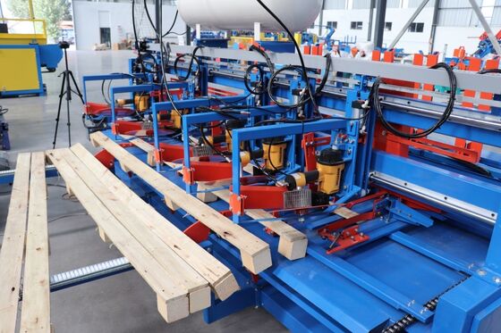 Heavy Duty Wooden Pallet Manufacturing Machine Featuring Robust Build and Precise Cutting Technology for Pallet Making