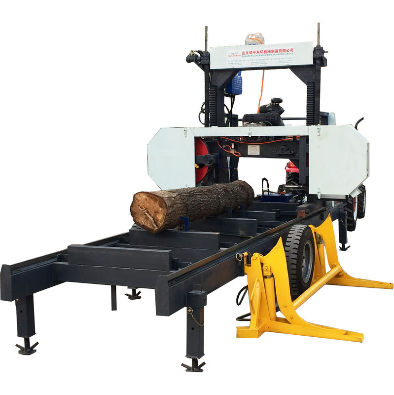 Portable wood cutting band saw sawmill,Horizontal Log Bandsaw Mill machine