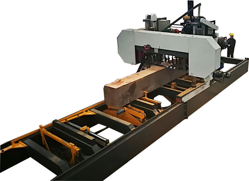 Hydraulic timber cutting automatic wood band sawmill machine, big Industrial Band Saw
