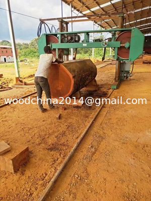 Large Size Horizontal Band Saw Mill Wood Bandsaw Wheels Sawmill For Logs In Diameter 2500mm