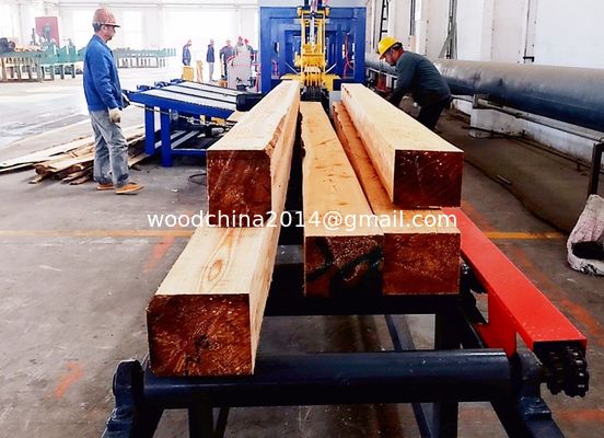 Forest Tree Processing Twin Vertical Wood Electric Band Saw Vertical Blade Sawmill