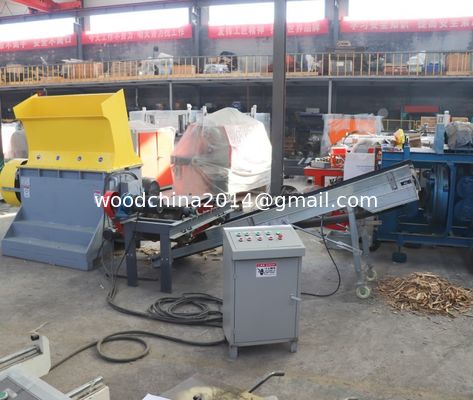 工業廃棄物 木製パレット 粉砕機 重用木製パレット 粉砕機