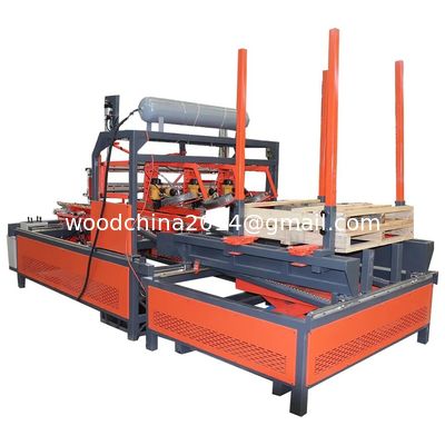 Semi Automatic Wood Pallet Nailing Machine Pallet Denailer Machine 800-1300mm