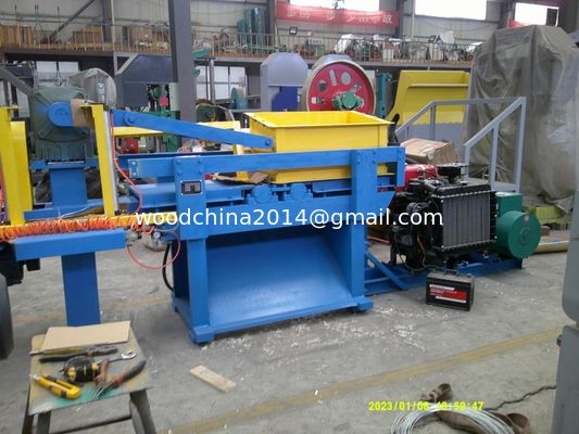 500kgs/Hour Diesel Engine Wood Shaving Mill Automatic Wood Shavings Machine