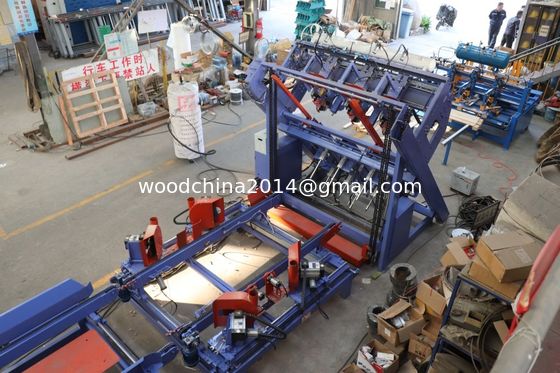 工場価格 木製パレット自動釘付け機 ユーロパレット生産ライン 木製ストリンガーパレット製造機
