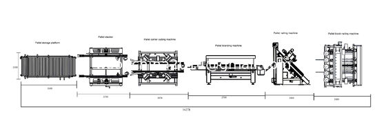 素晴らしい自動木製パレット製造機械,ユーロスタイプ木製パレット製造機械生産ライン