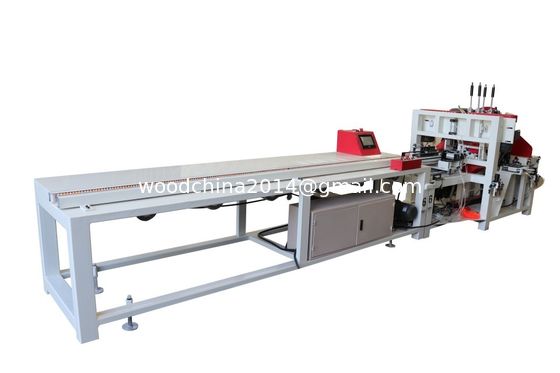 7.5KW 自動 CNC 木製パレット 脚 ピア 製造 機械 40-120MM 厚さ 40-100MM 幅