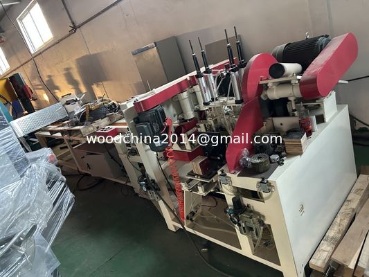 7.5KW 自動 CNC 木製パレット 脚 ピア 製造 機械 40-120MM 厚さ 40-100MM 幅
