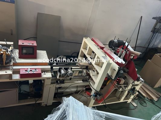 7.5KW 自動 CNC 木製パレット 脚 ピア 製造 機械 40-120MM 厚さ 40-100MM 幅