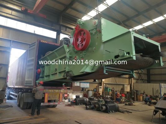 Large Wood Crusher Drum Wood Chipper, Mobile Diesel Wood Chipper Machine