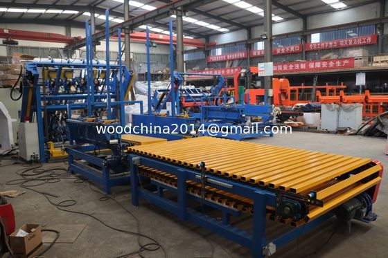 High Capacity Automatic Wood Pallet Machine Come With Stacker And Conveyor