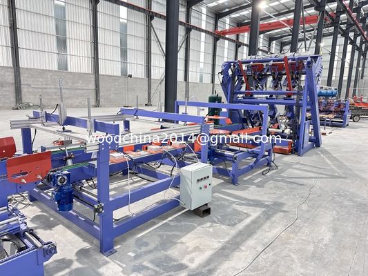 自動ユーロブロック 木製パレットネイリング生産ライン 自動ライン ヨーロッパのパレット製造機械