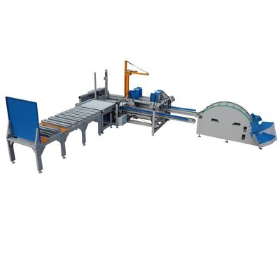 Fully Automatic Stacker Wood Timber Stacking Machine For Wood Length Customized