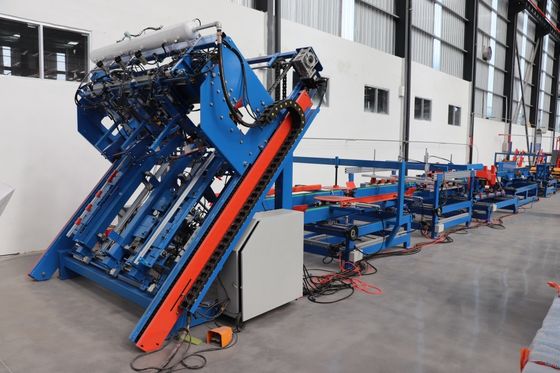 EPAL 自動パレットネイリングマシン 欧州ブロック木製パレットネイリング生産ライン