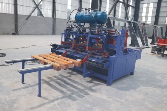 EPAL 自動パレットネイリングマシン 欧州ブロック木製パレットネイリング生産ライン
