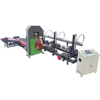 縦帯鋸木材切断機 MJ3210 丸太製材機 自動台車付き 1060mm ホイール 30KW モーター