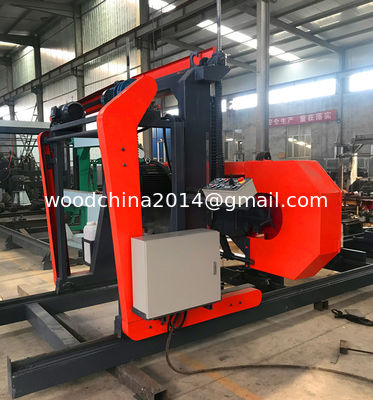 CNC Portable Band Sawmill Machine For Wood Cutting, Automatic Wood Bandsaw