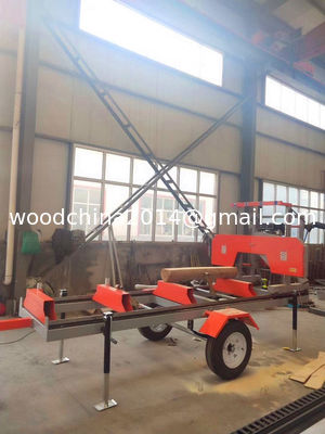 Diesel Portable Wood Sawing Machine Mini Sawmill Wood Processing Simple To Operate